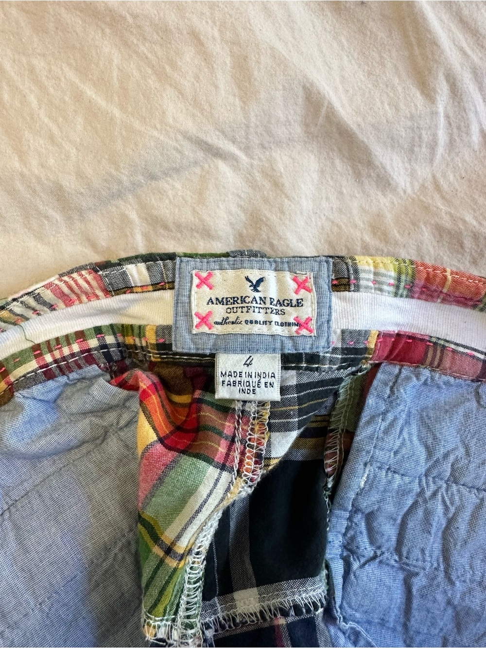 Iconic Vintage Plaid Mini Shorts - Picture 5 of 7